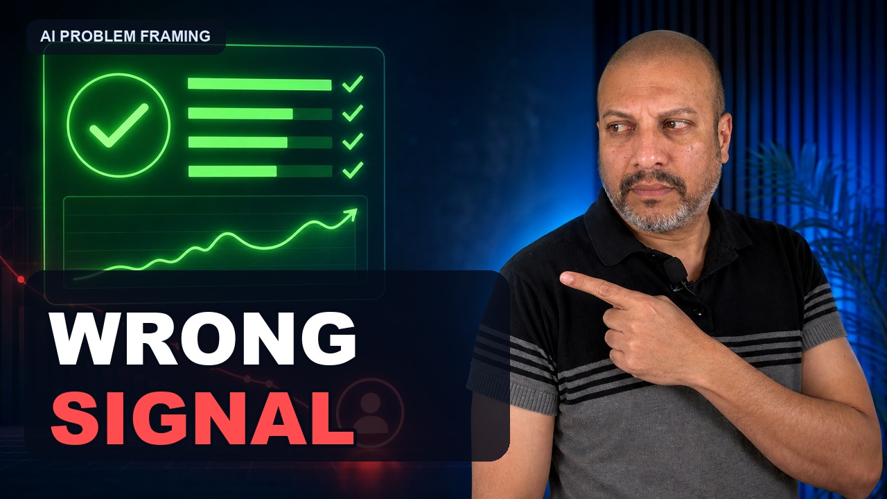 Wrong signal. Strong evaluation results conflict with a declining real-world signal.
